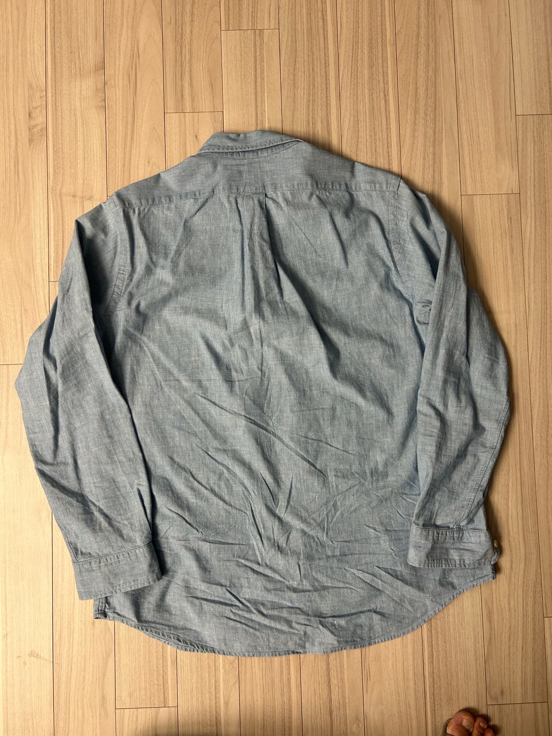 폴로랄프로렌 샴브레이셔츠 판매합니다(라이트블루 - 클래식핏) 상품이미지3