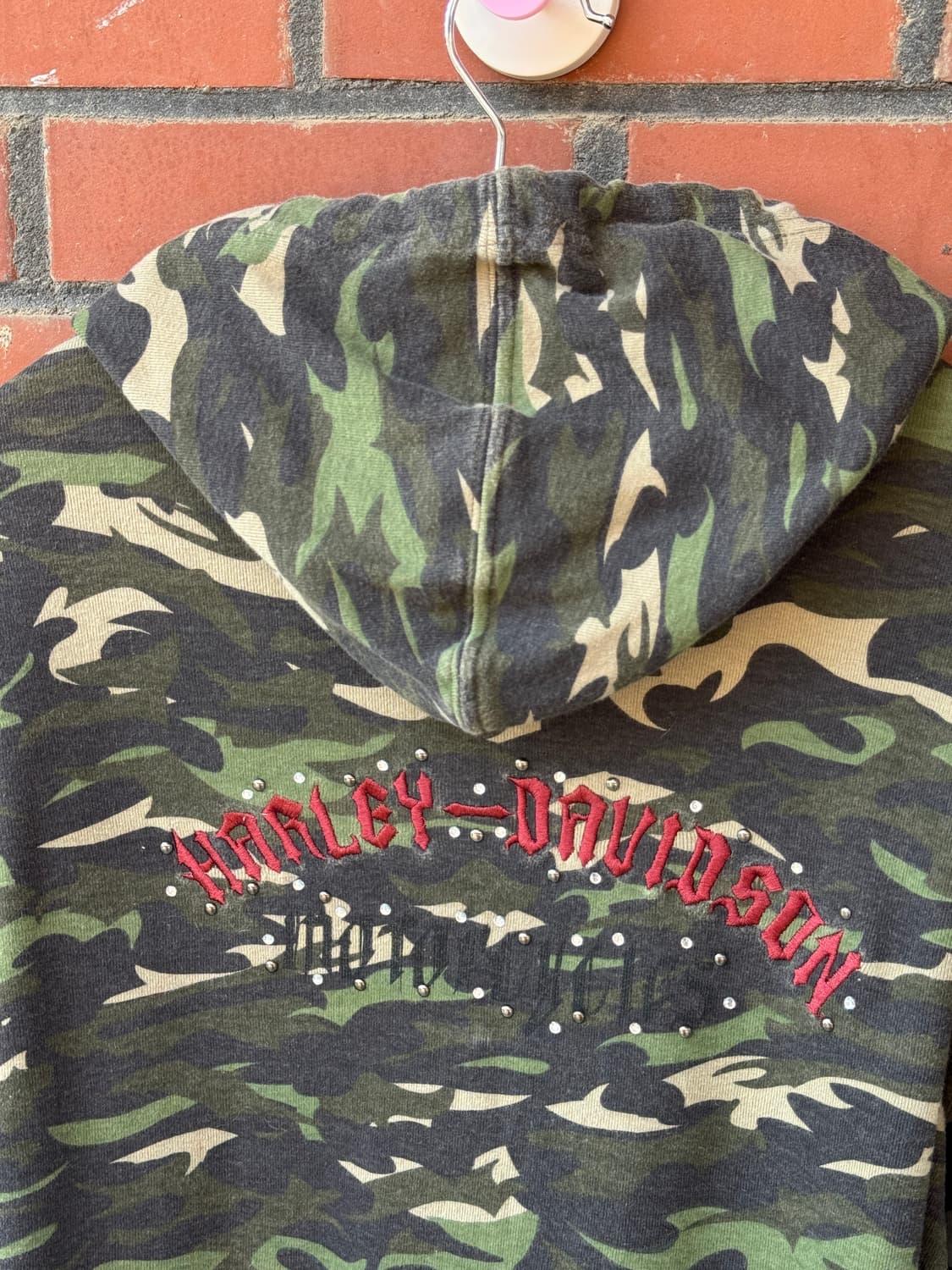 할리데이비슨 카모 스터드 후드집업 상품이미지5
