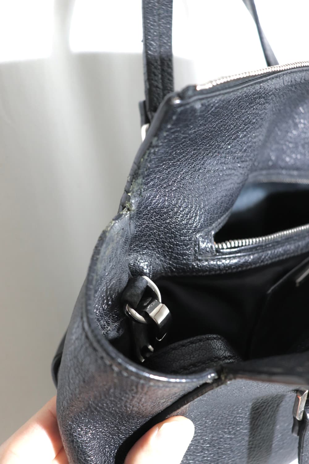 [OS] 미우미우 마드라스 레더 투웨이백 상품이미지6