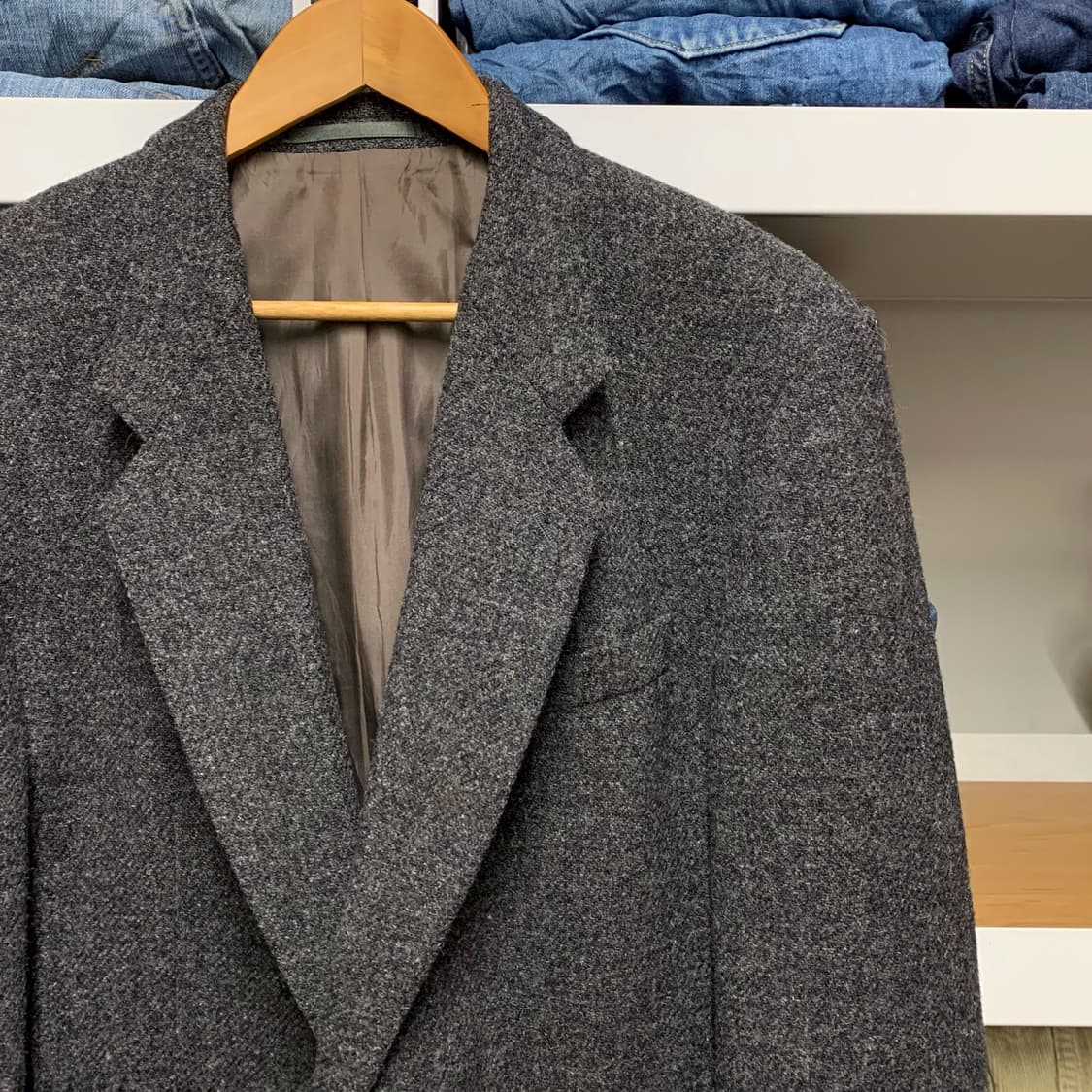 [XL] ODERMARK 해리스 트위드 울 블레이저 재킷 상품이미지1