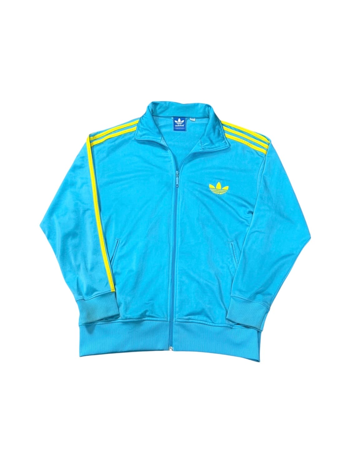 아디다스 희귀 져지 스카이옐로우 L 상품이미지1