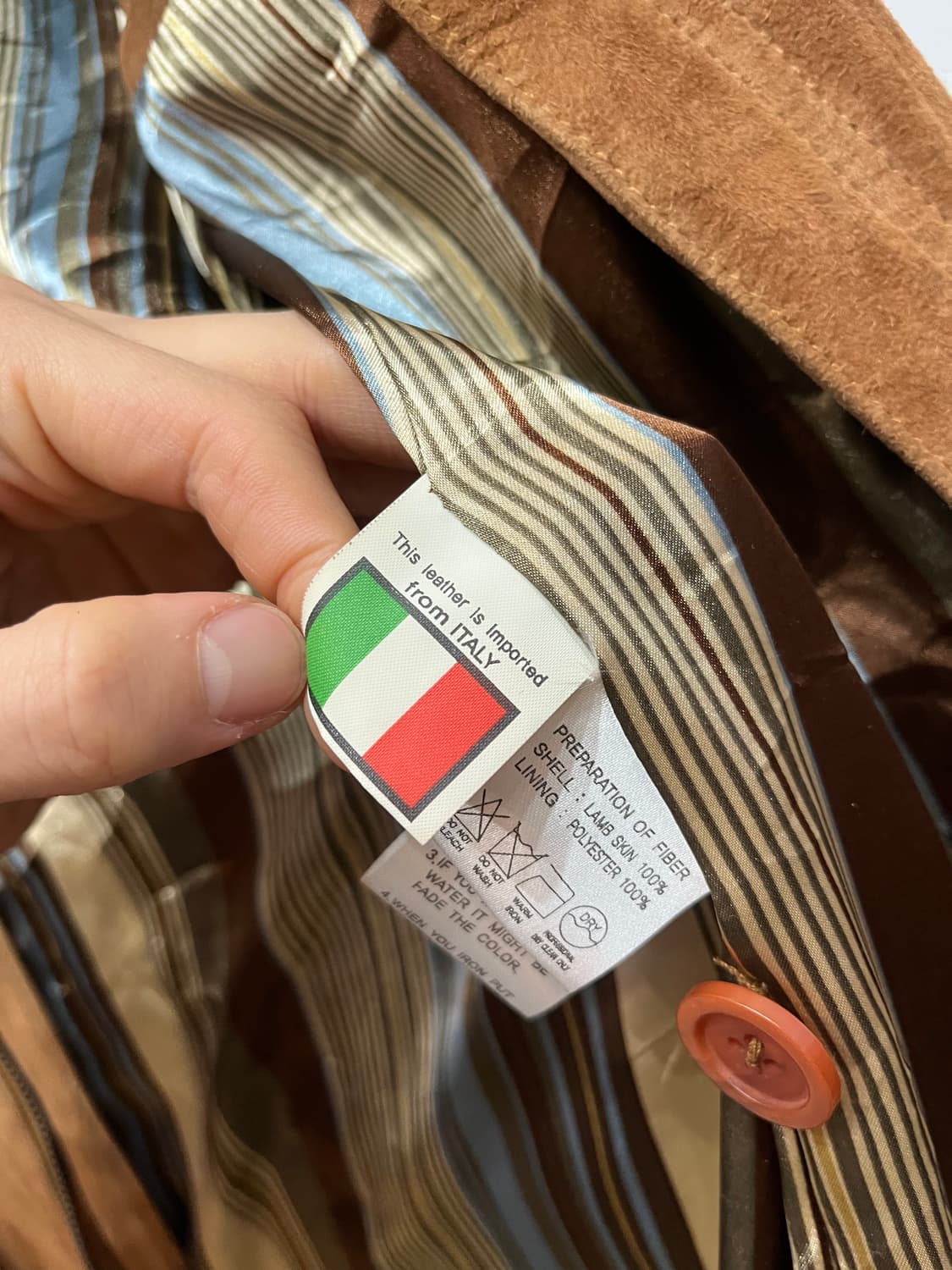 1st avenue 양가죽 스웨이드 자켓 상품이미지3