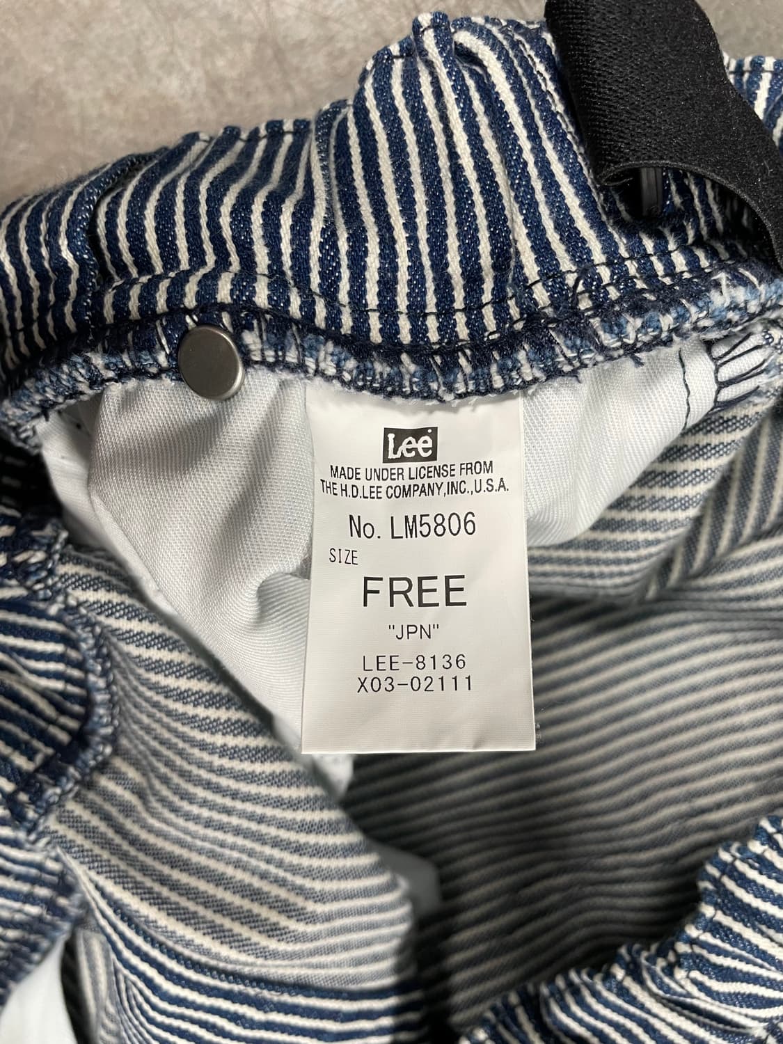 Lee 히코리 스트라이프 와이드 팬츠 상품이미지8