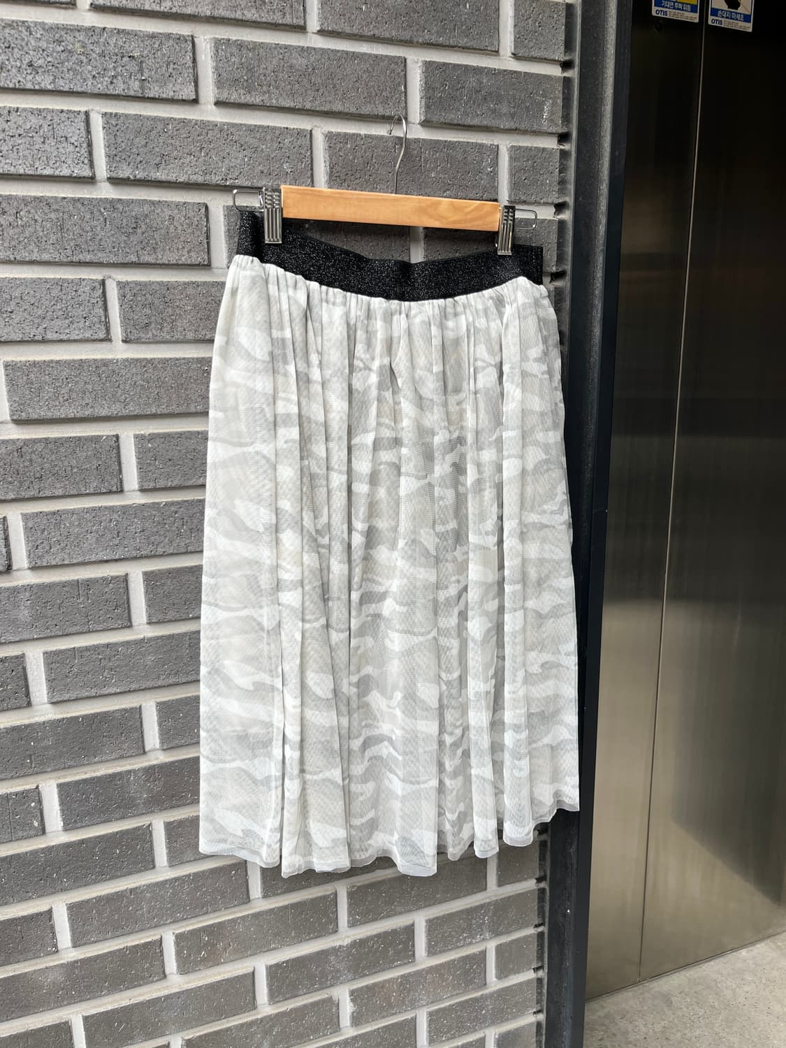 더블 튤 스커트 라이트 카모플라쥬 상품이미지2