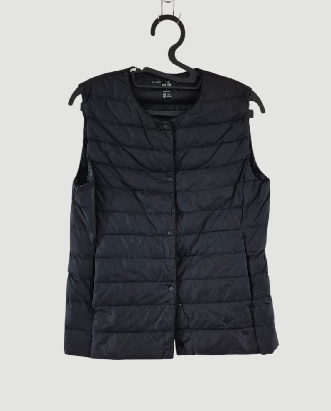 [M]유니클로 여자 덕다운 경량패딩조끼 상품이미지1