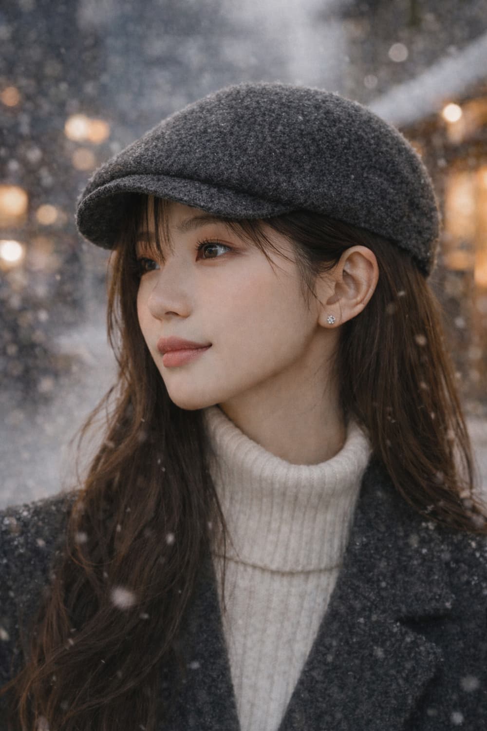 린 울코트  캉골 Wool 504 헌팅캡 겨울 코디세트 상품이미지2