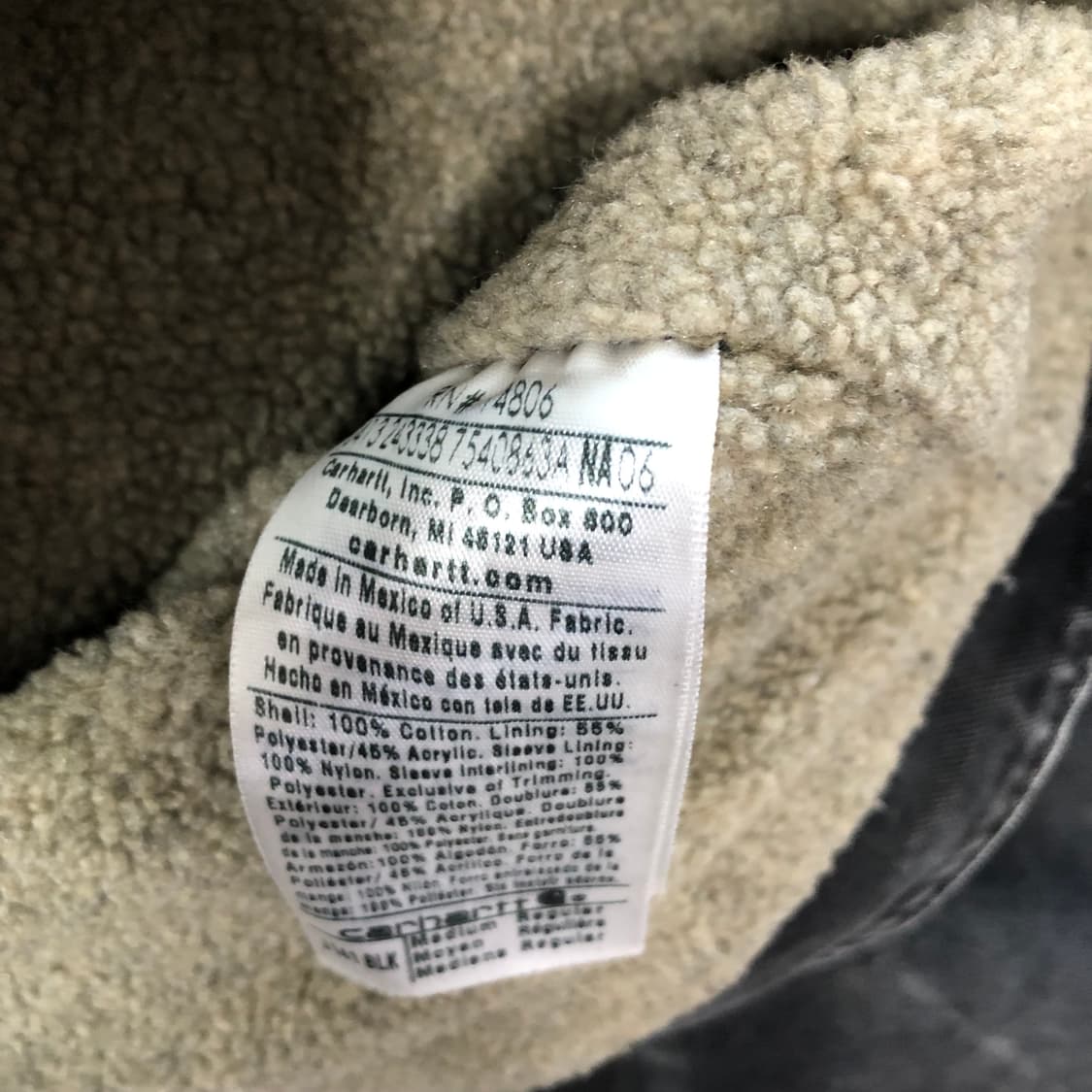 칼하트 og 워시드 덕액티브 자켓  상품이미지10