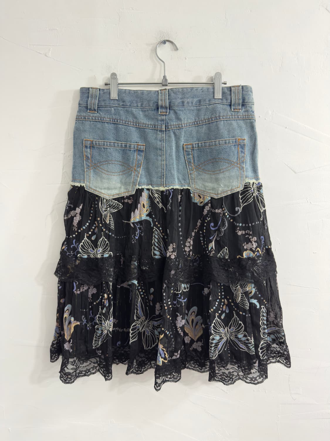 hippie denim skirt 상품이미지2