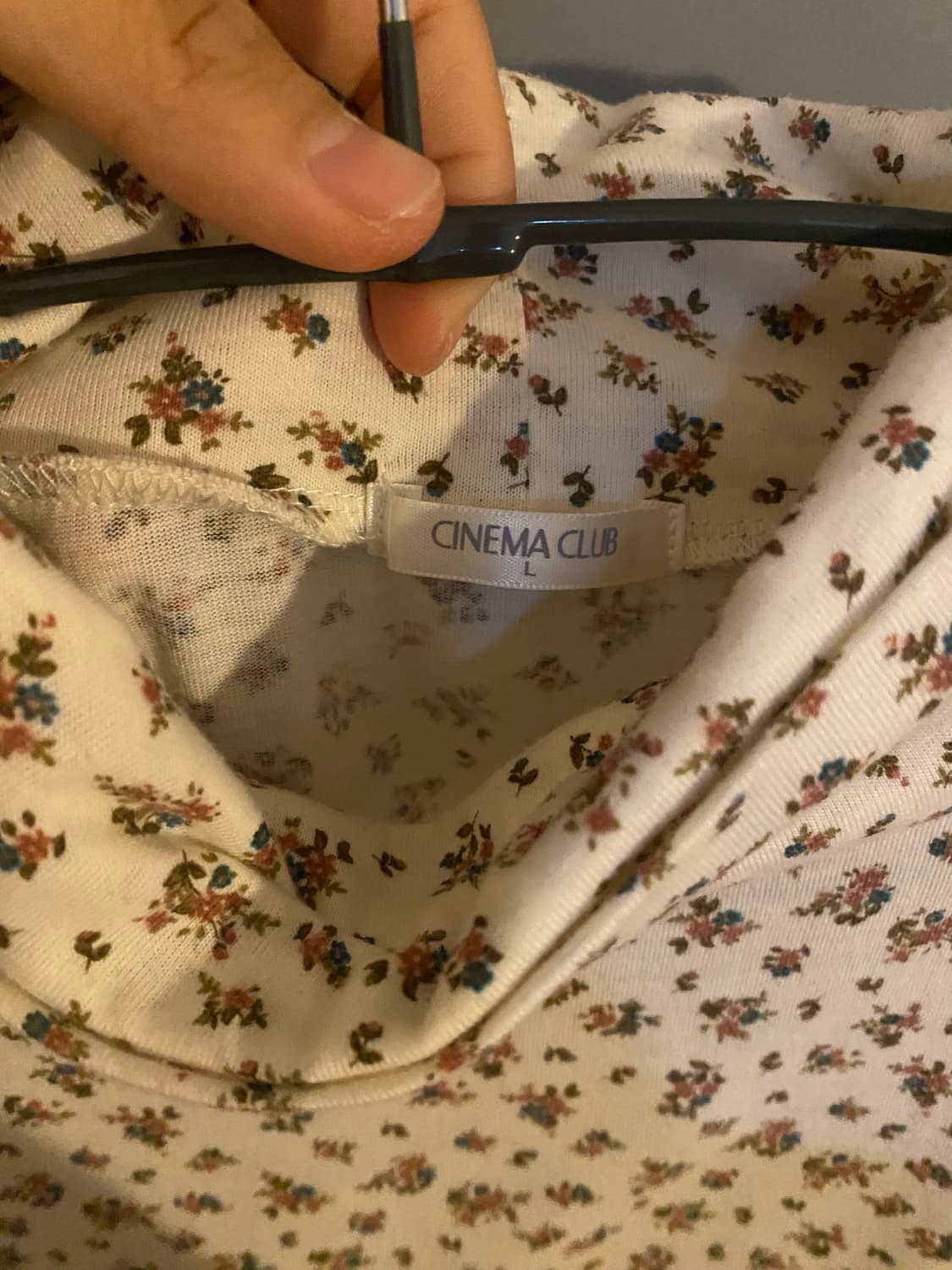 [세트] 빈티지 모리걸 꽈배기 니트가디건 잔꽃 목폴라 이너 상품이미지6