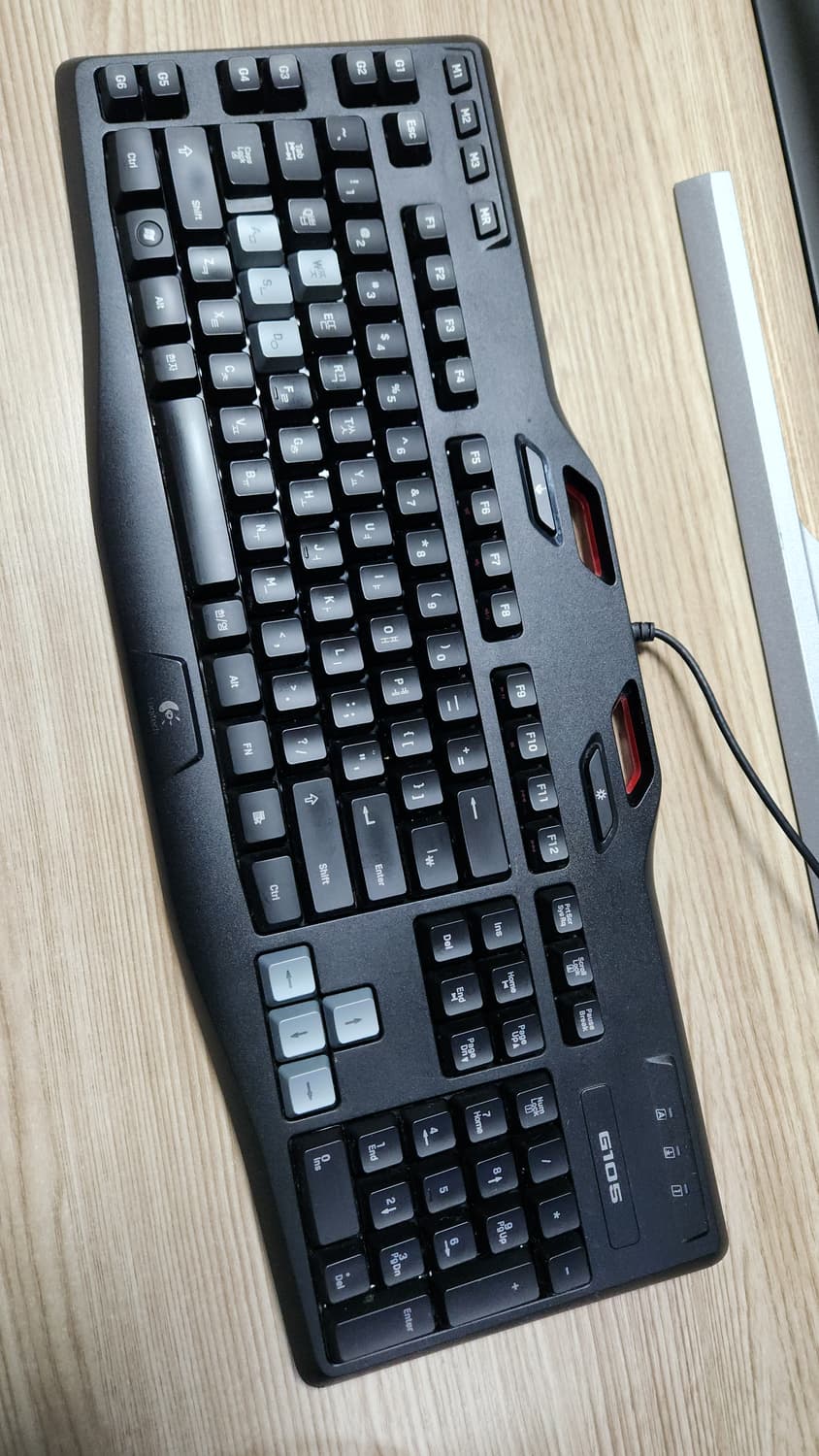 로지텍 G105 게이밍 멤브레인 키보드 급처 / 사무용 키보드 상품이미지3