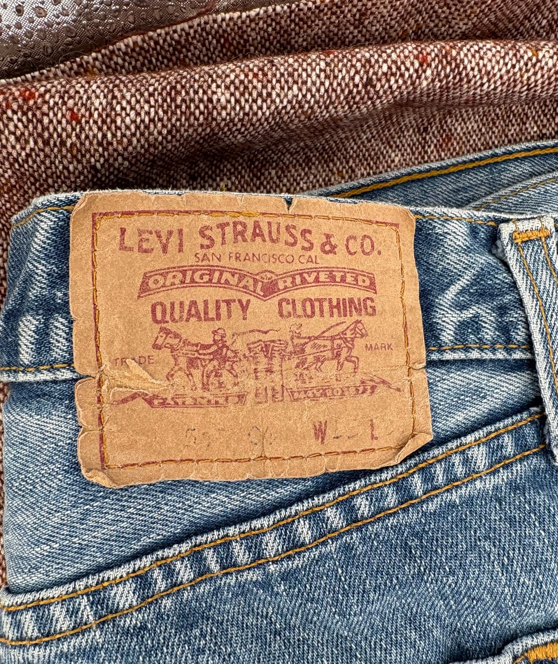 🏷️ Levi’s 517 부츠컷 데님 팬츠 (W33 L34) 상품이미지3
