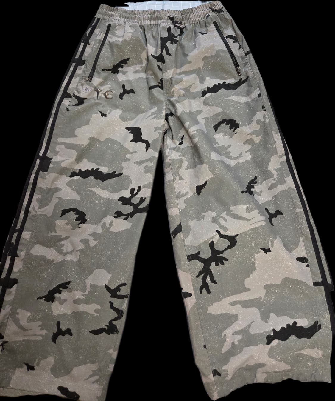 아디다스 x 떠그 클럽 트랙 팬츠 블랙 크림 화이트 상품이미지3