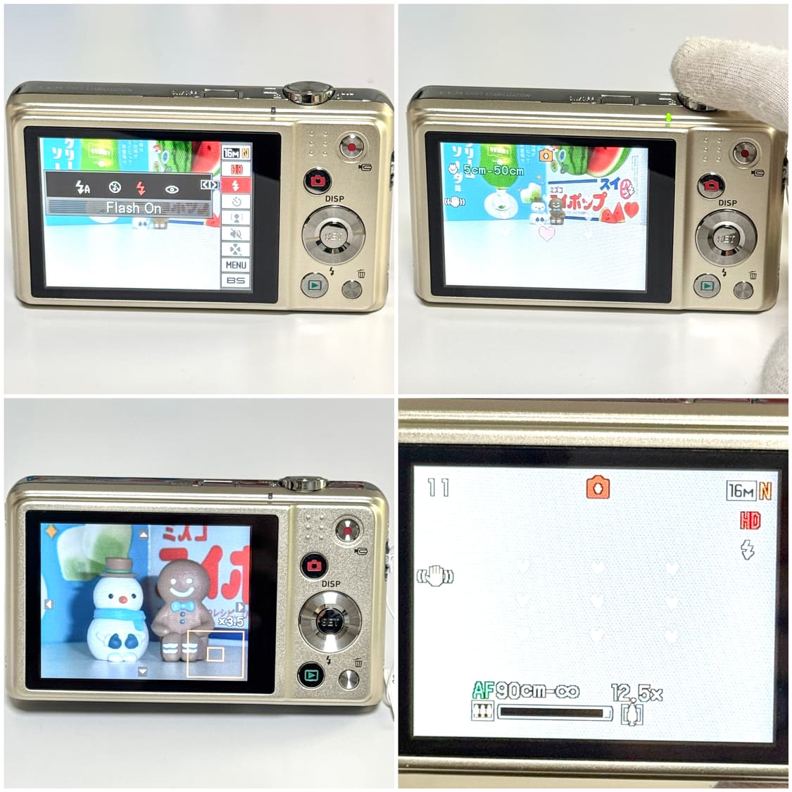 카시오 엑슬림 ZS170 샴페인골드 빈티지디카 상품이미지4