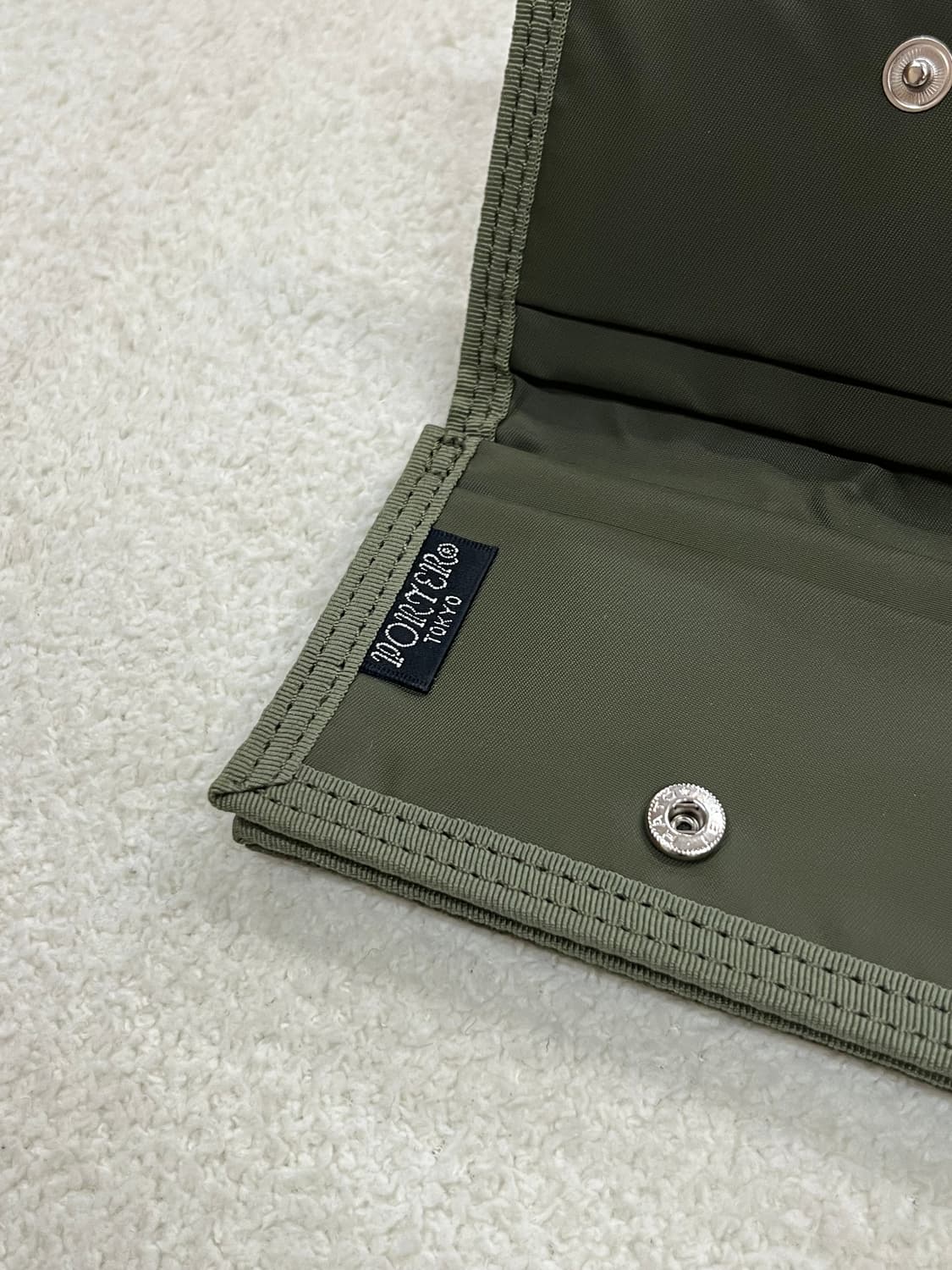 포터 코튼 카드지갑 그린 상품이미지6