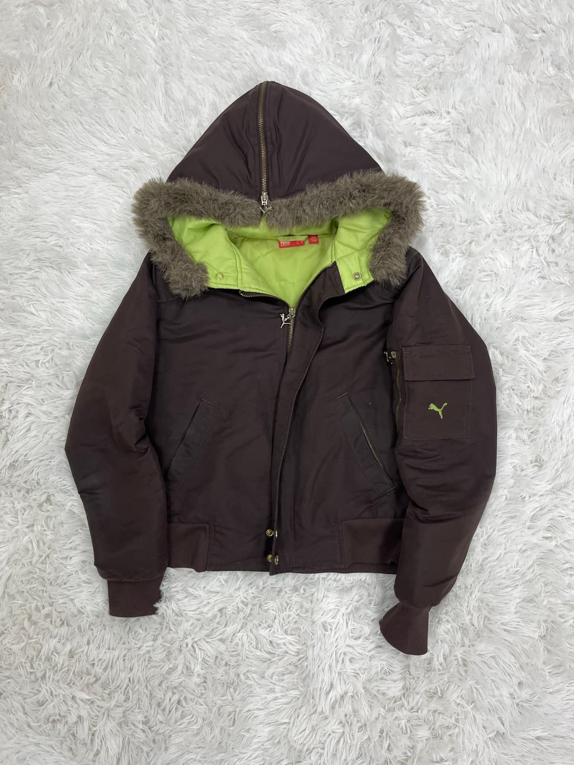 Puma 브라운 n2b 울프죠 패딩 상품이미지7