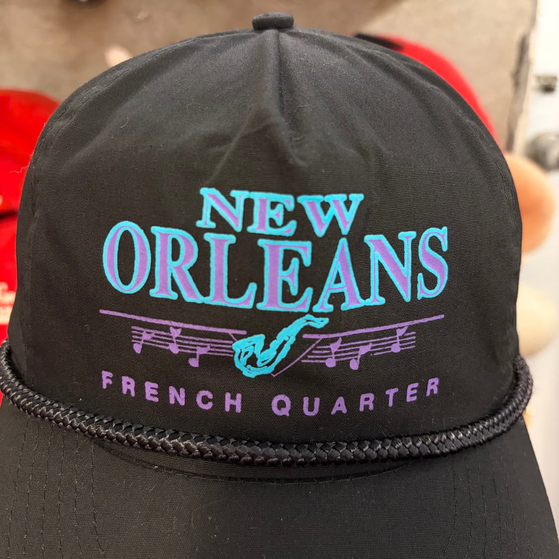 90s USA 빈티지 뉴올리언스 트러커 볼캡 모자  상품이미지4