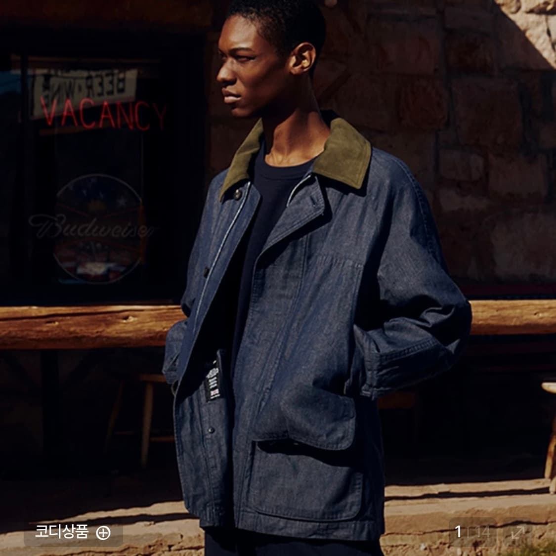 [FFC x DOCUMENT] Waxed Denim Field Jacke 상품이미지2
