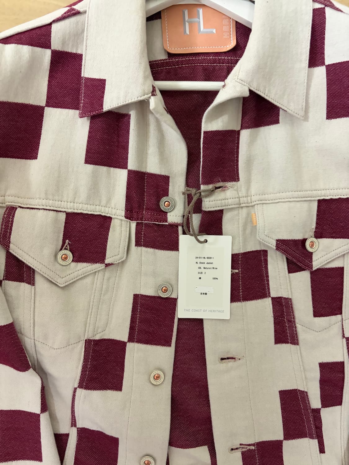 헤릴 체크 자켓 상품이미지3