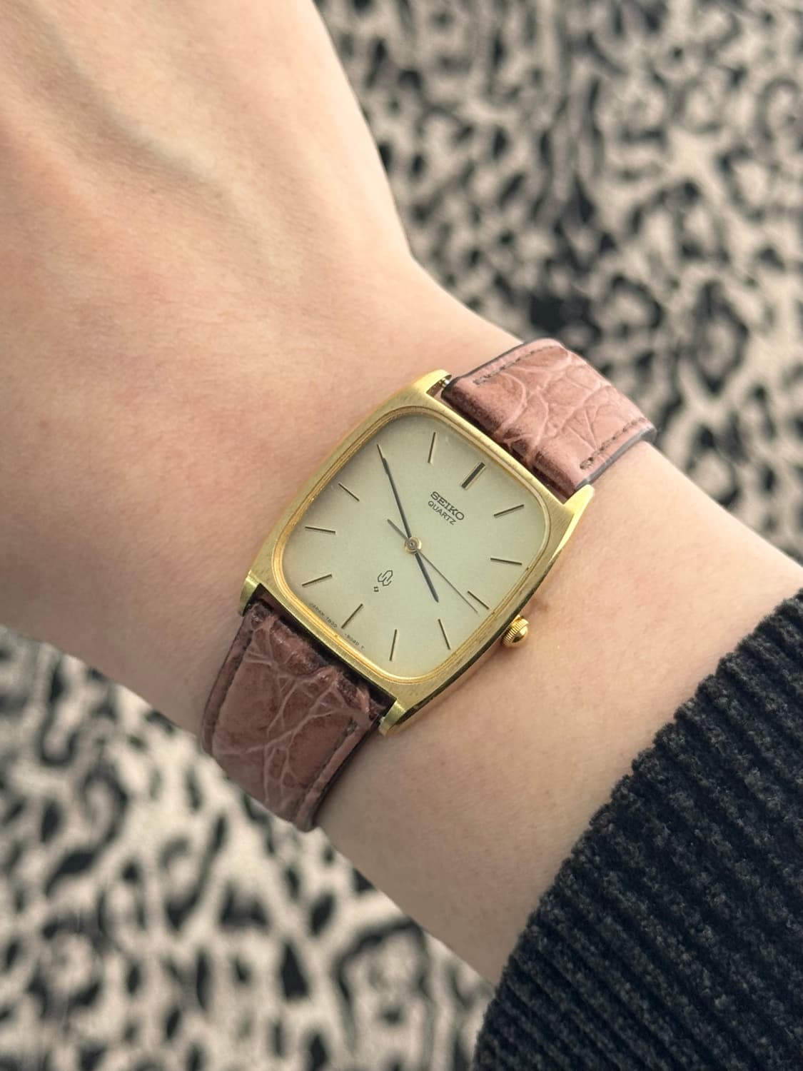 80s 빈티지 세이코 탱크 골드 상품이미지10