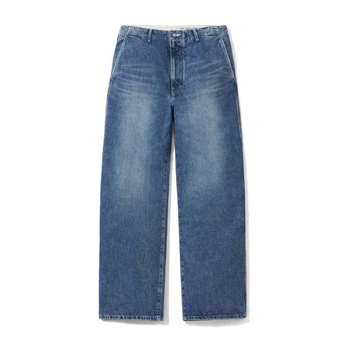 포터리 원워시드 와이드 데님 팬츠(미드블루)- 4 사이즈 상품이미지1