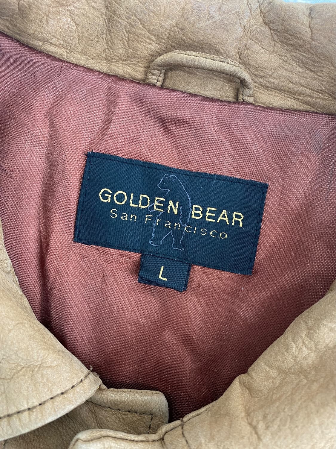 골든베어 레더 초어 하프 코트 상품이미지7