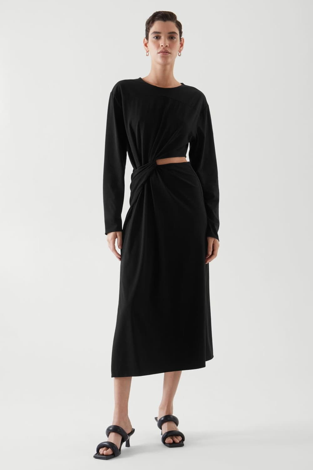 Cos 코스 컷아웃 미디 드레스 상품이미지1