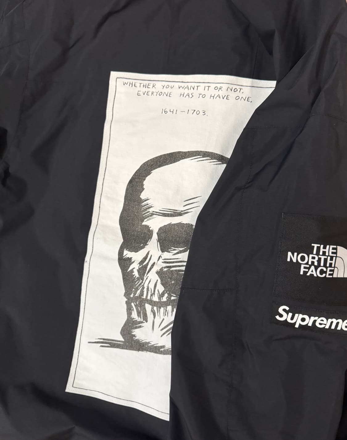 [M] 슈프림x노스페이스 마운틴 자켓 블랙 상품이미지4