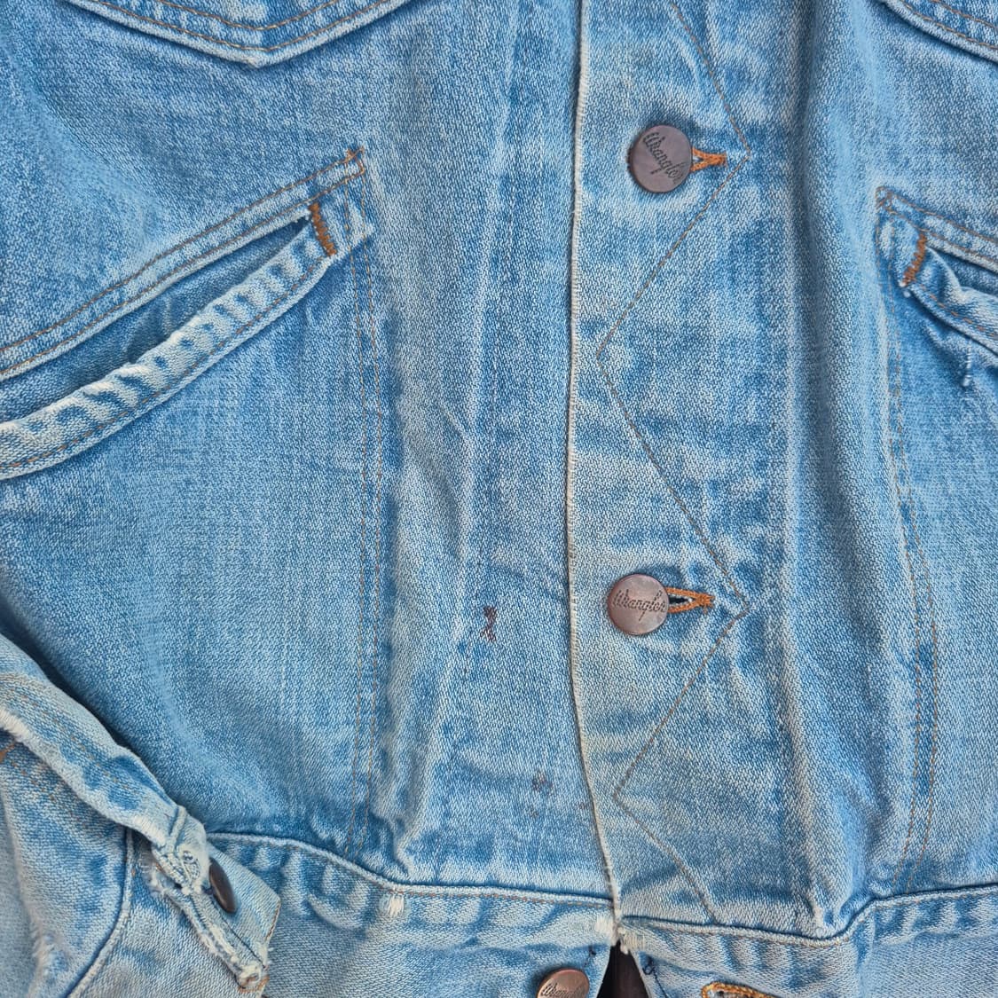 70's Made In USA Wrangler 124mj 데님자켓 상품이미지3