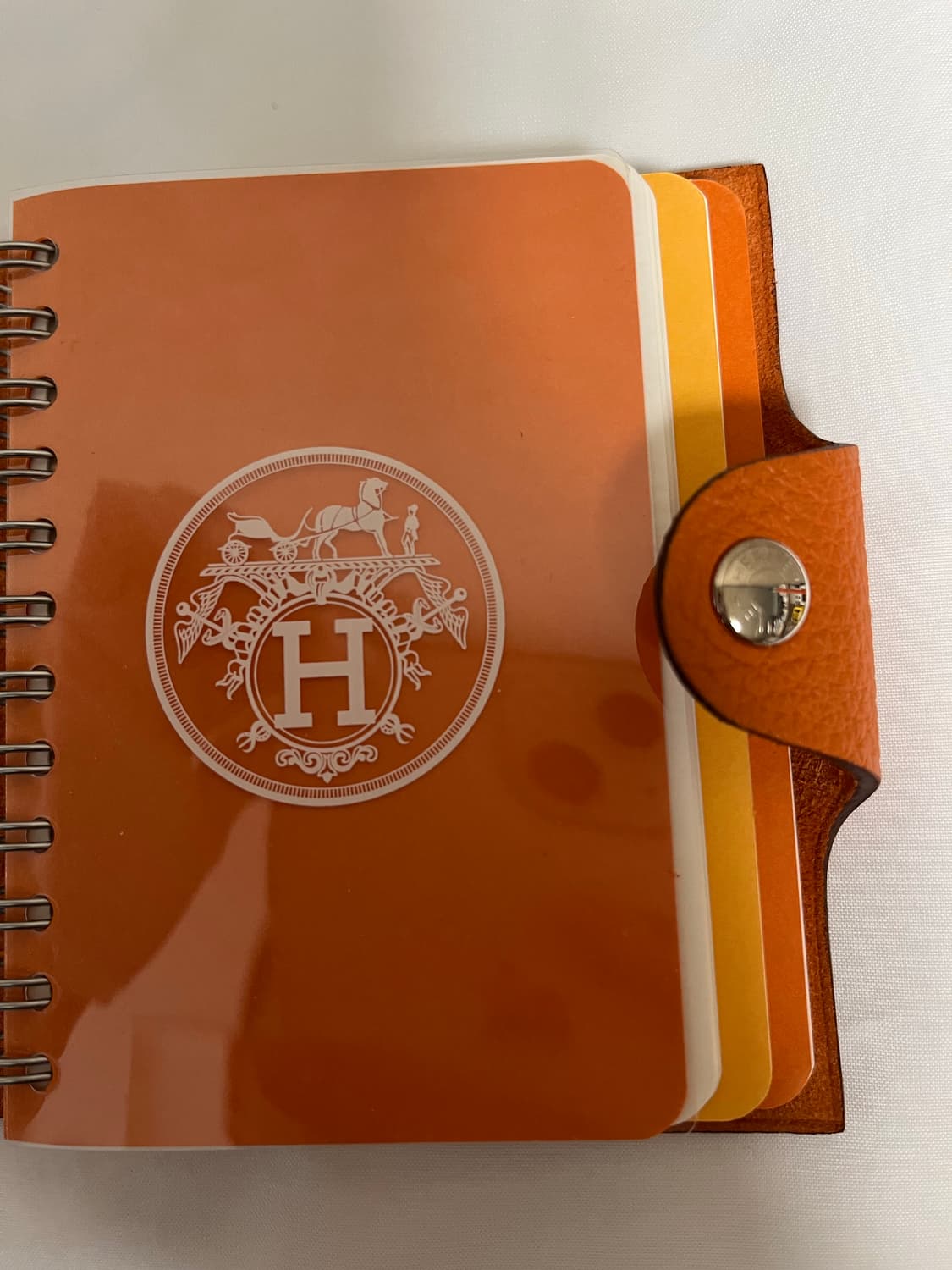 에르메스 다이어리 커버 율리스 아젠다 PM 오렌지색 수첩 상품이미지5