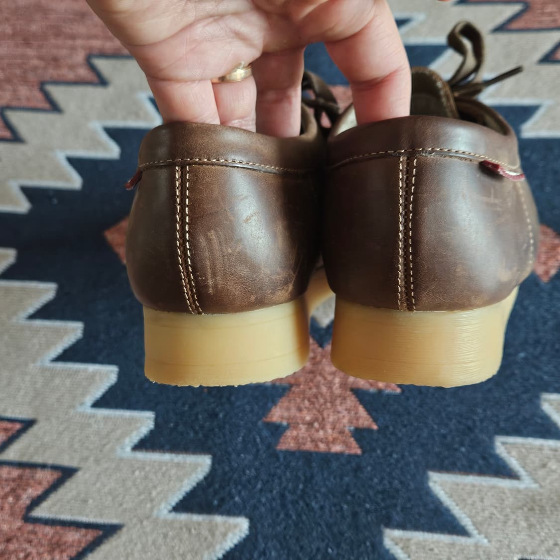 클락스 스틴슨 로우 / 비즈왁스 레더 상품이미지4