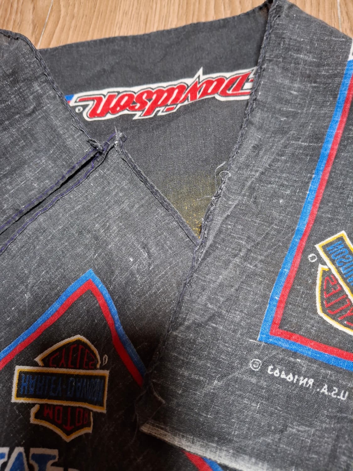 90s 할리데이비슨 스포스터 반다나 usa 상품이미지5