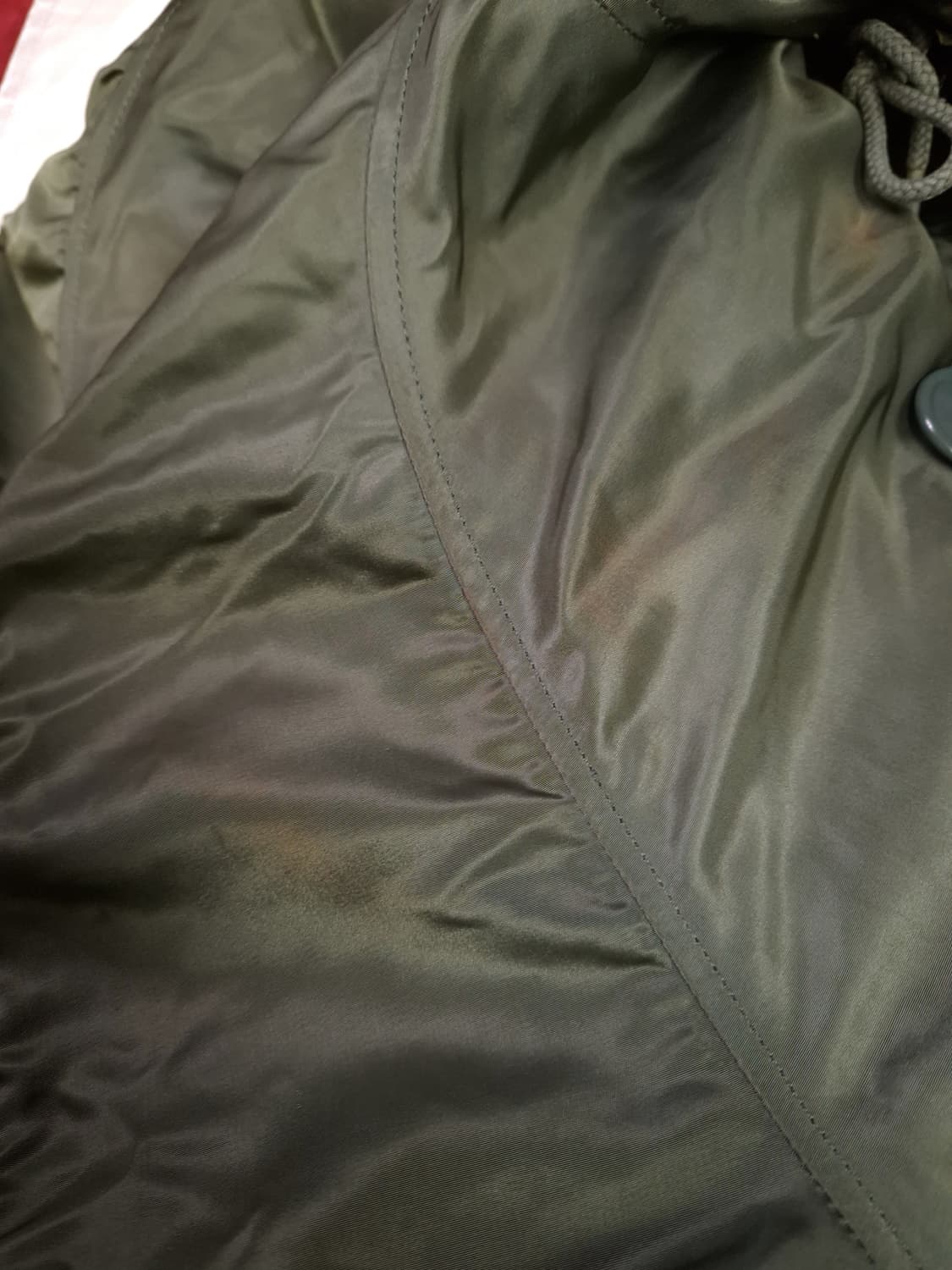 오리지날 미공군 N-2B 지급용 울 파일 항공자켓 상품이미지10