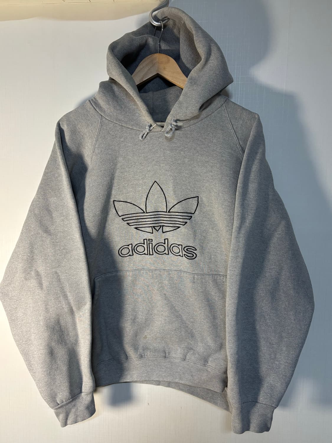 90s adidas 올드 아디다스 빈티지 트레포일 로고 후드티 상품이미지2