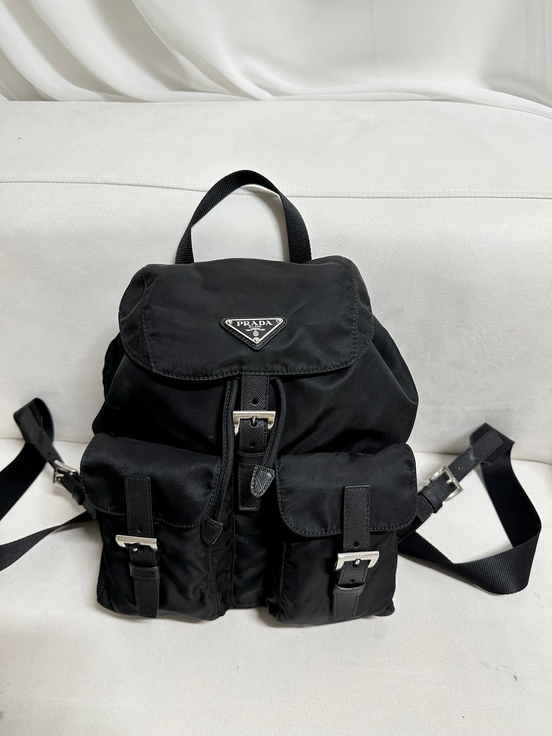 [A+ 정품] 프라다 백팩 스몰 신형 1bz677 상품이미지1