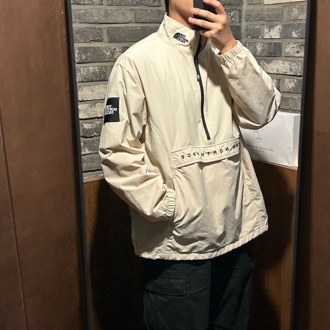 XXL) 노스페이스 베이지 아노락 바람막이 상품이미지10