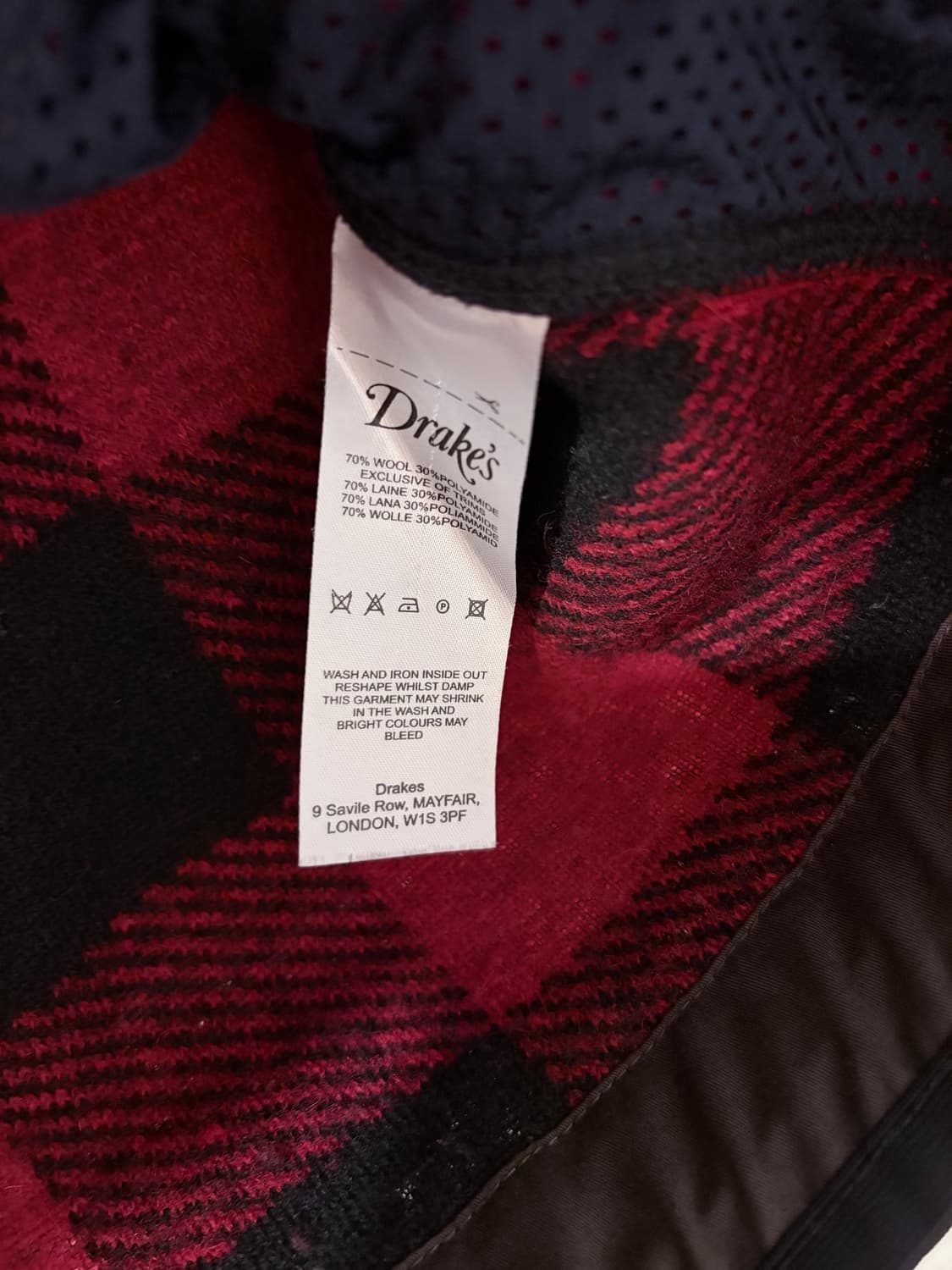 드레익스 버팔로 체크 플리스 조끼 s사이즈 상품이미지4