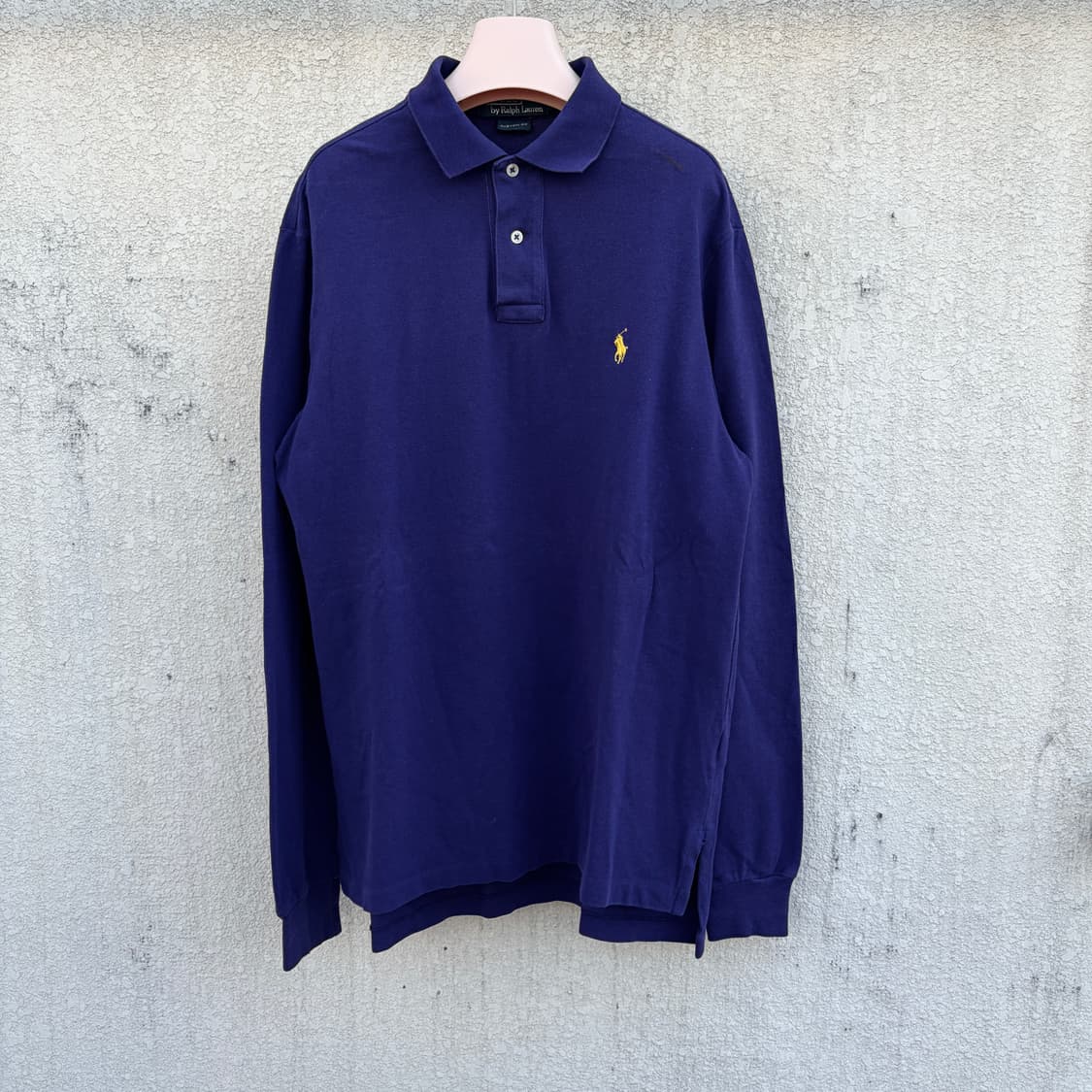 폴로 랄프로렌 퍼플 옐로포니 Pk 카라 롱슬리브 상품이미지1