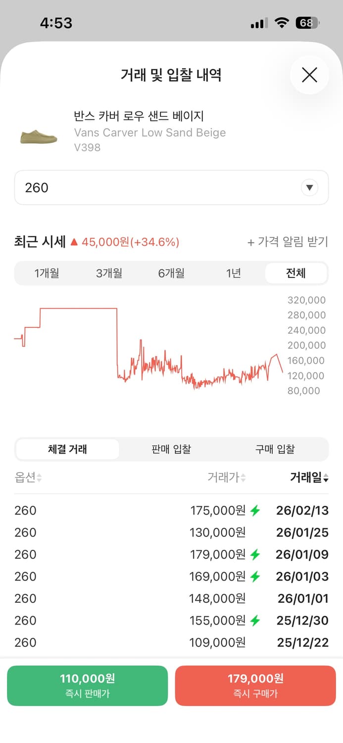 반스 카버 로우 베이지 260 상품이미지2