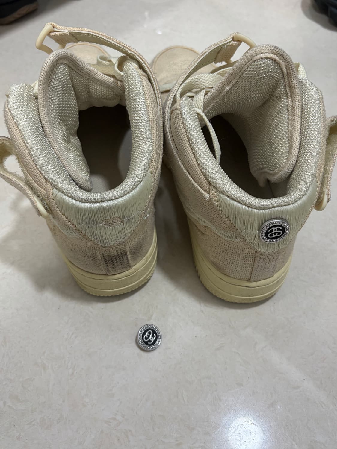 나이키 x 스투시 에어포스 1 '07 미드 SP 파슬 235mm 상품이미지3