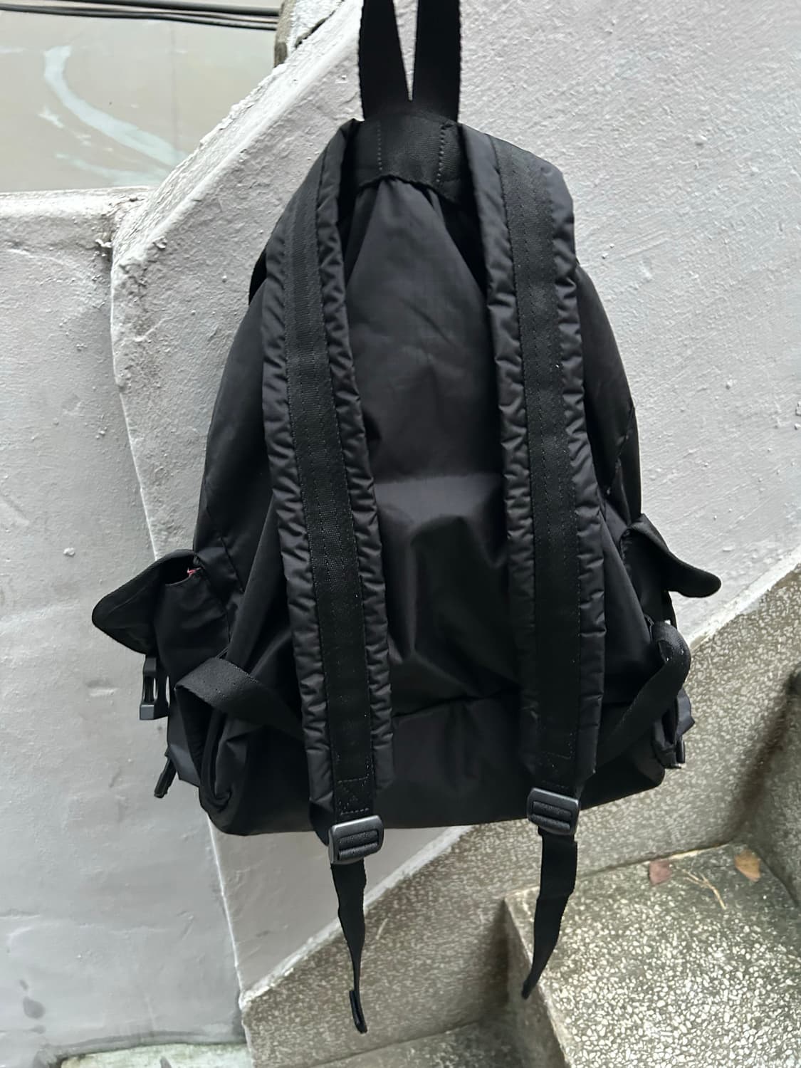 *rare* 레스포삭X헬로키티 포켓 블랙 백팩 상품이미지5