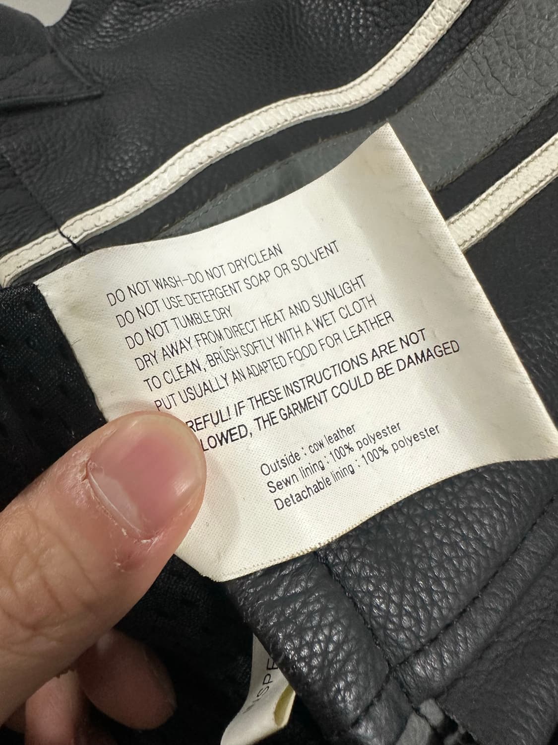 IXON 레더 모터사이클 자켓 상품이미지4