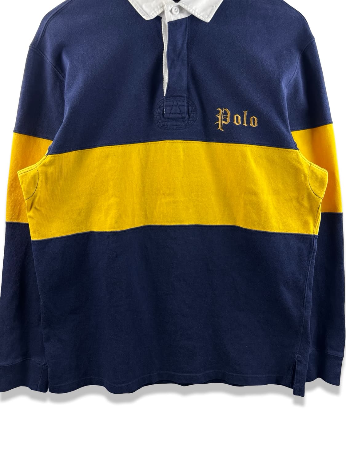 폴로랄프로렌 네이비 옐로우 럭비셔츠2830 상품이미지4