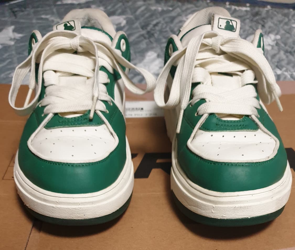 MLB 청키라이너 베이직 뉴욕양키스 스니커즈 그린 (270) 상품이미지1