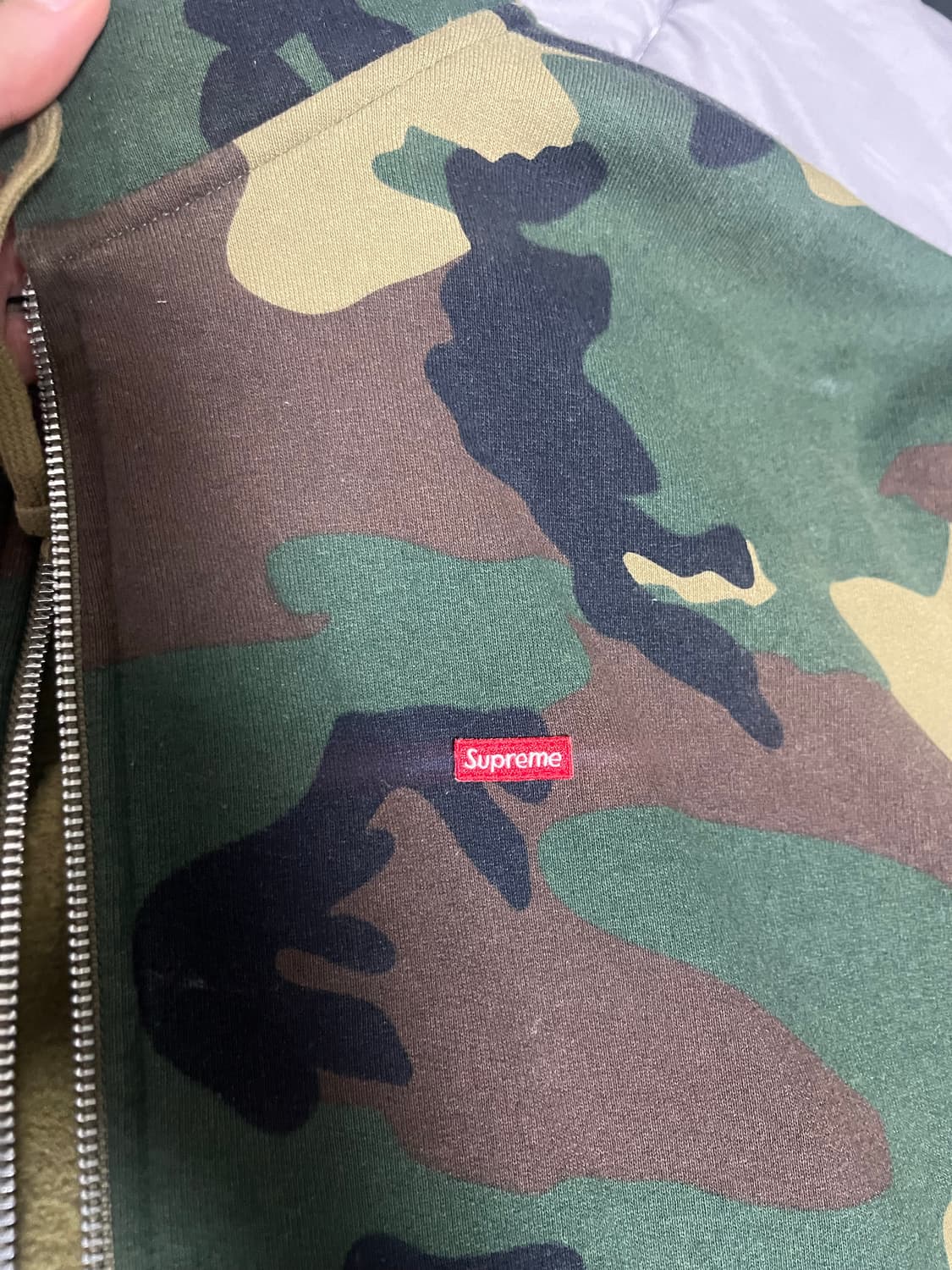 슈프림 스몰박스로고 후드집업  상품이미지3