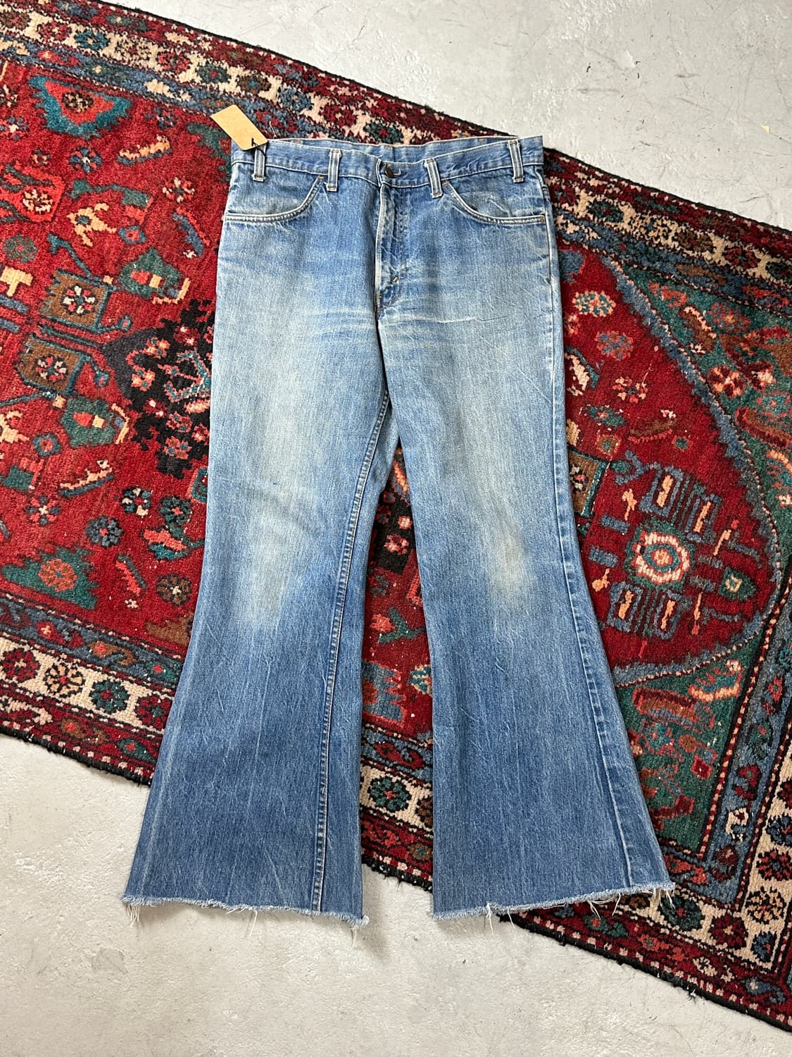 70's USA Made 빈티지 리바이스 684 벨바텀 부츠컷 데님 상품이미지1