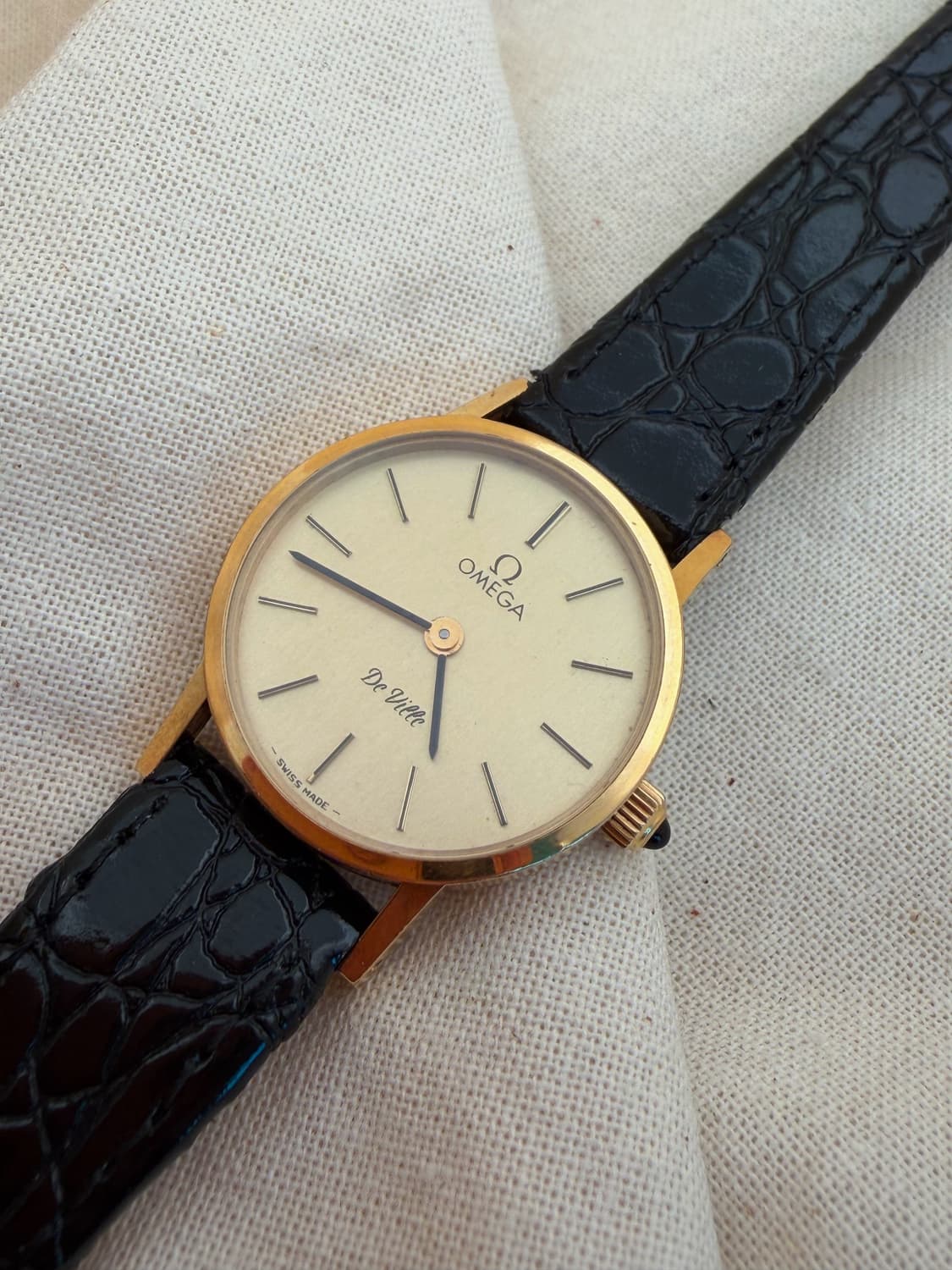 빈티지 오메가 수동 동전 까보숑 상품이미지1