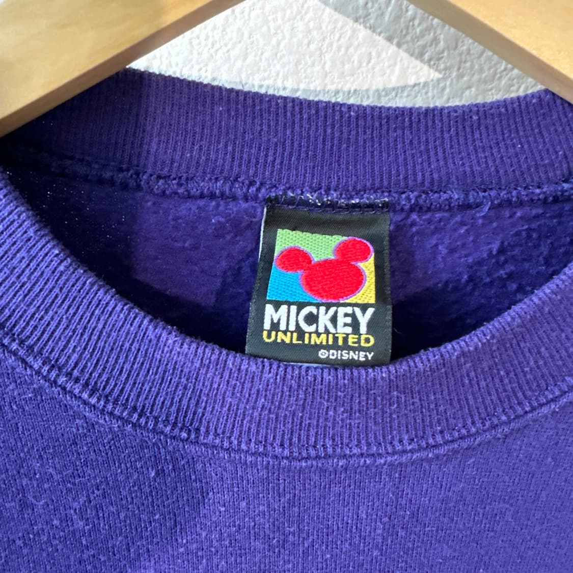 90's 빈티지 벨바쉰 미키 언리미티드 맨투맨 상품이미지4