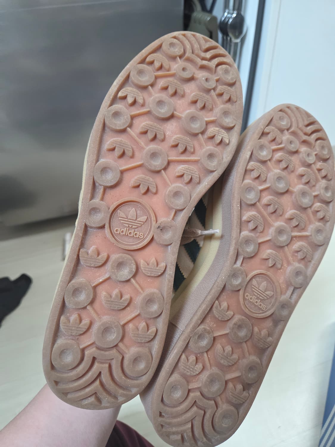 270 아디다스 가젤 볼드 크림 화이트 그린 상품이미지6