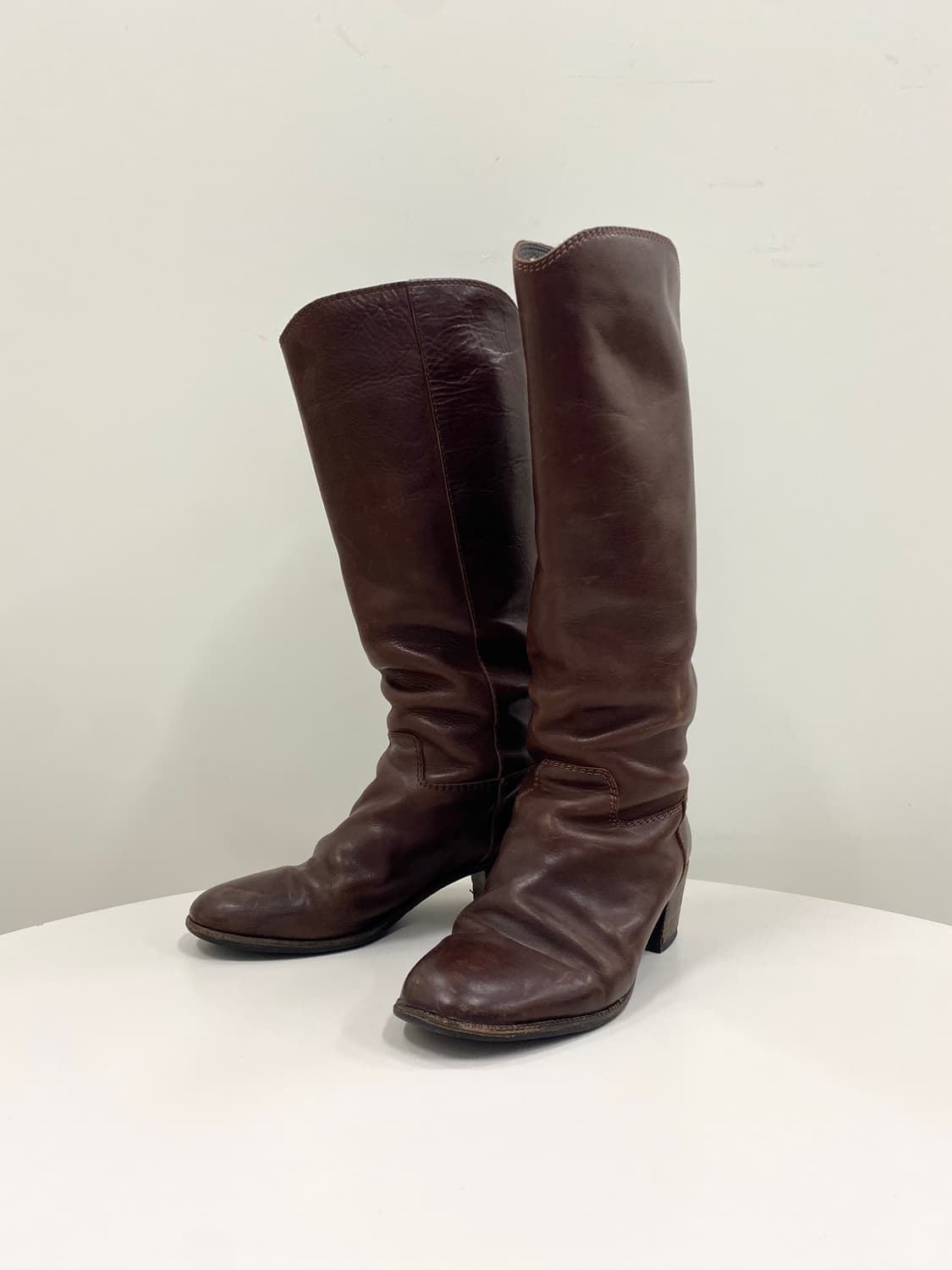 아페쎄 레더 롱 부츠 상품이미지3