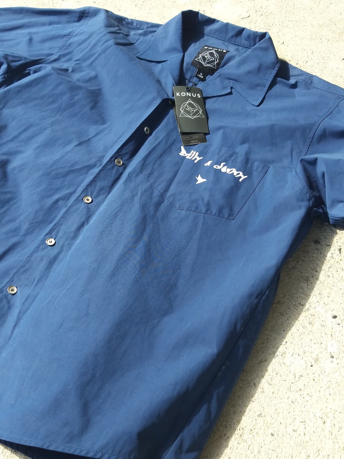(새상품) KONUS 블루 셔츠 상품이미지3